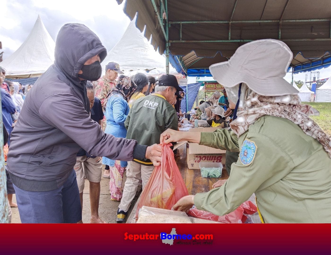 Dinas Ketahanan Pangan Lamandau Gelar Pasar Murah
