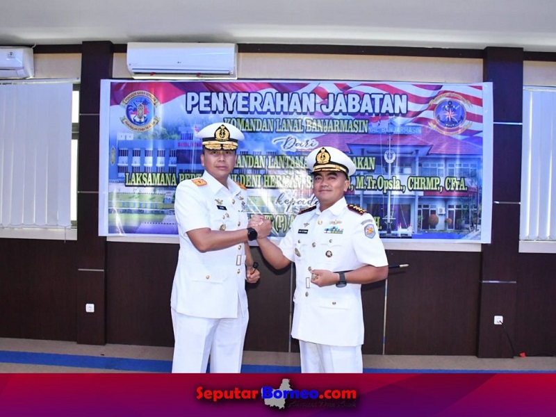 Komandan Pangkalan TNI AL Banjarmasin Resmi Dijabat Kolonel Laut (P) Agus Setyawan