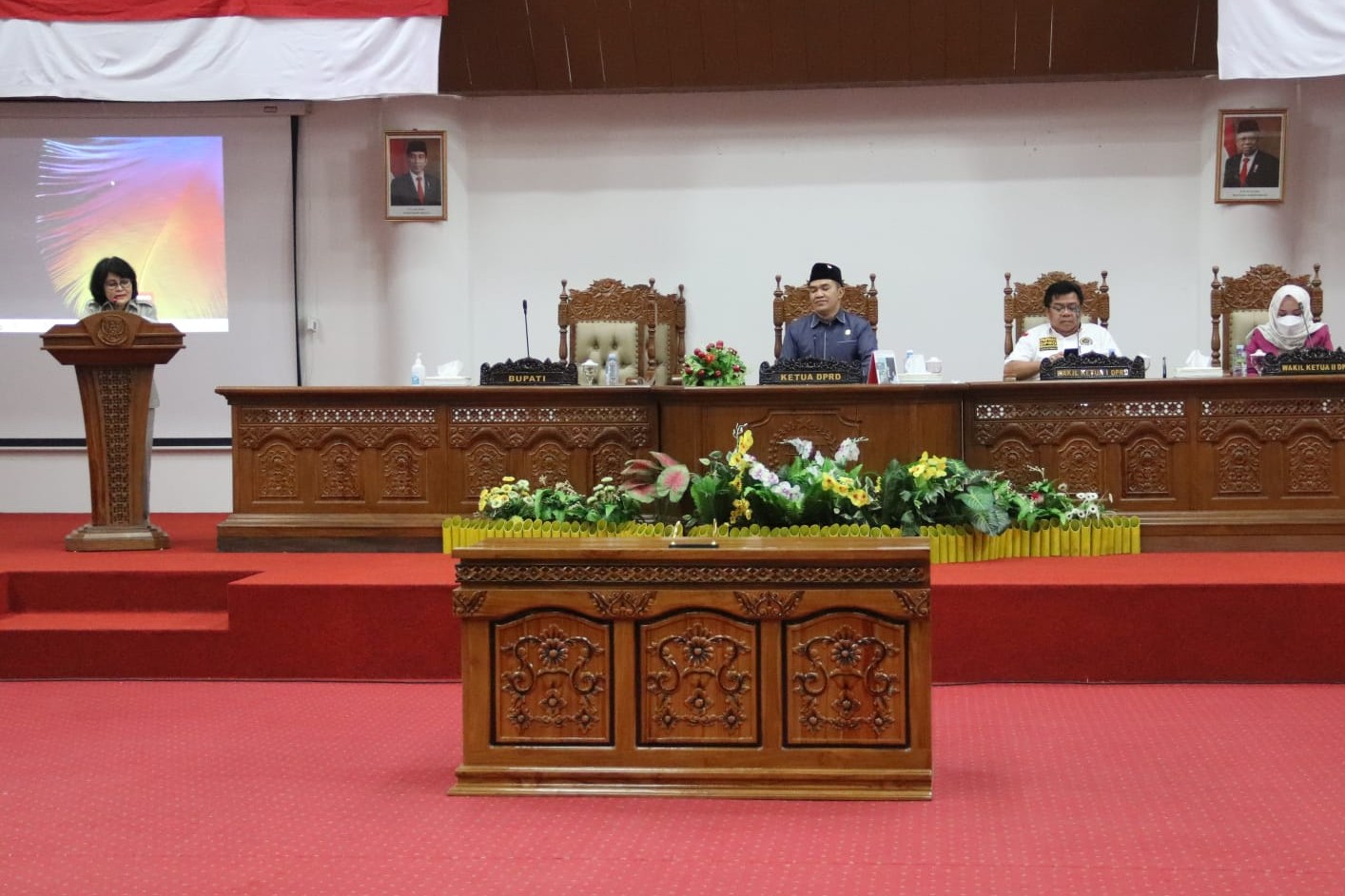 Bupati Pulpis Sampaikan Pidato Pengantar Rancangan KUA-PPAS