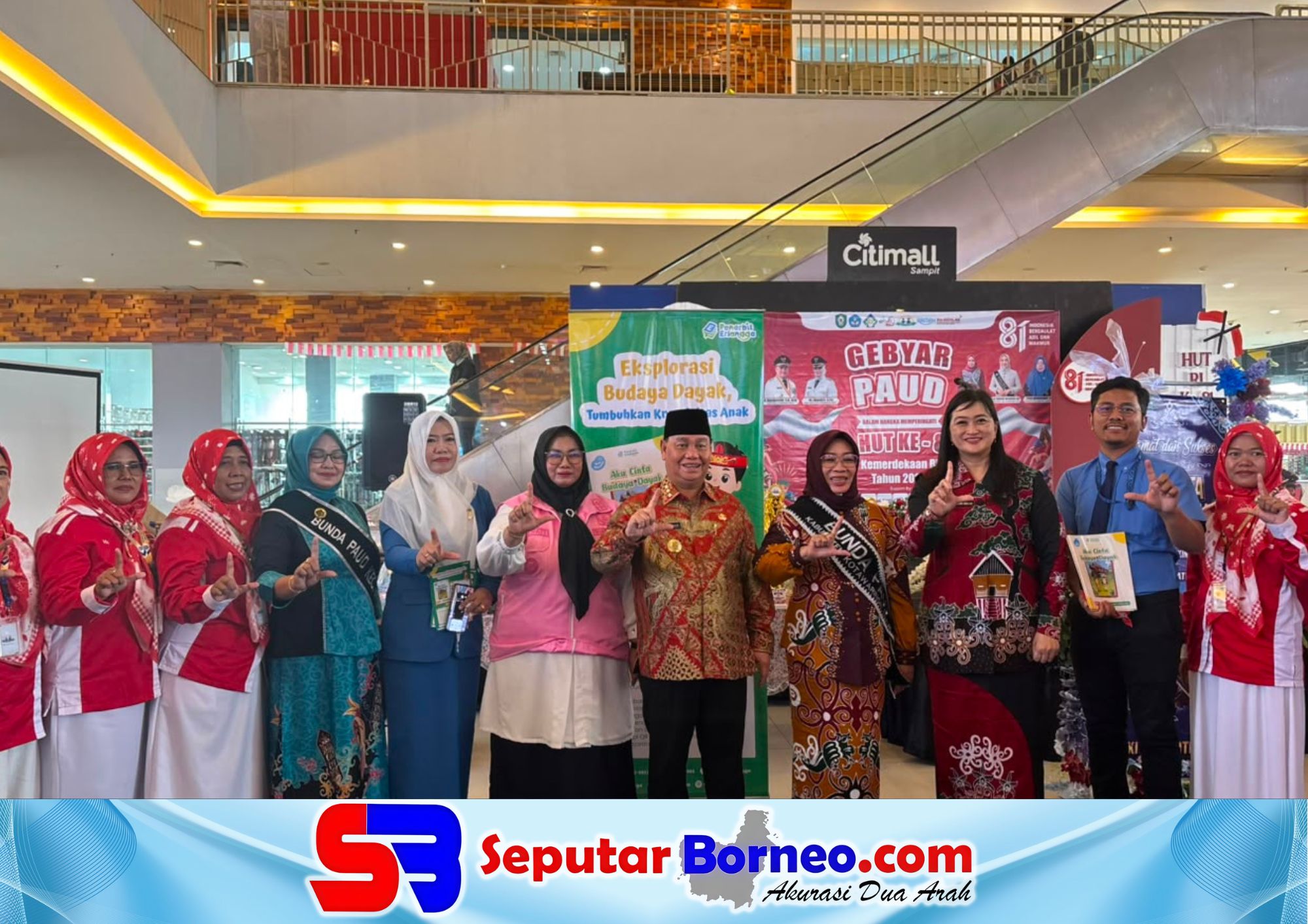 Gebyar PAUD Kotim Kenalkan Budaya Dayak