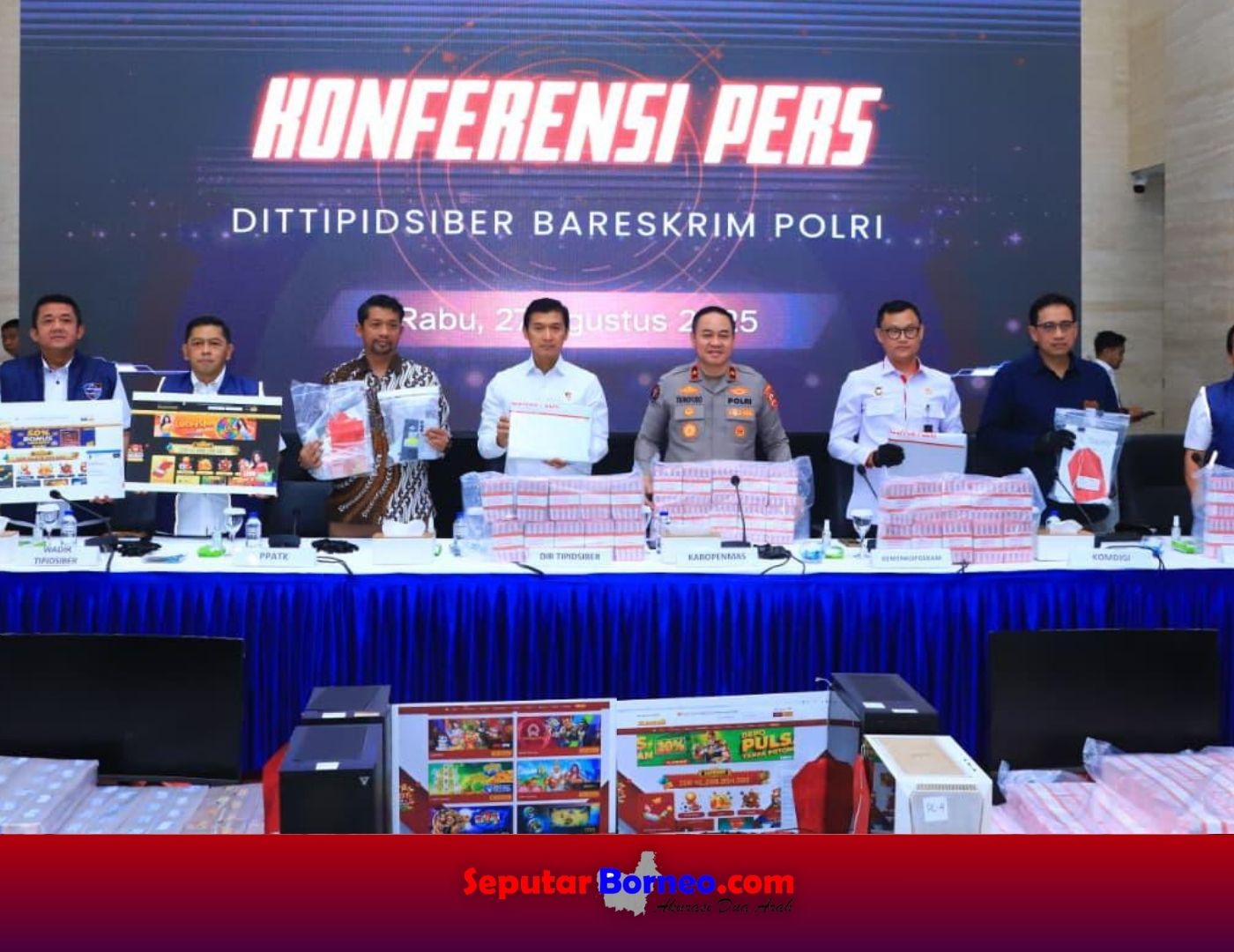 Polisi Ungkap Judi Online Jaringan Internasional, Uang Rp 16,4 M Disita