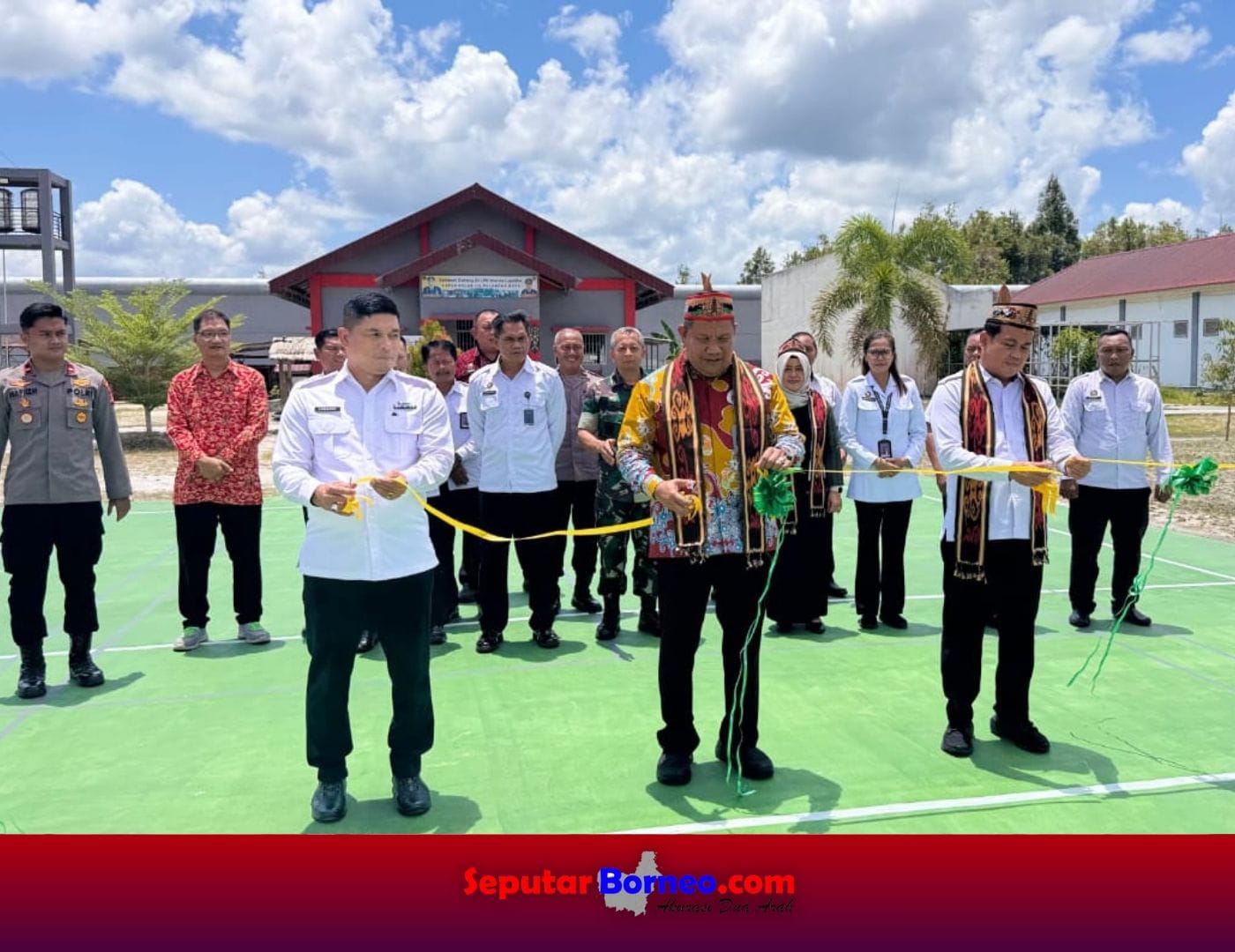Suasana pisah sambut Kepala Lapas Palangka Raya, dari pejabat lama kepada pejabat baru, pada Kamis (2/10/2025). FOTO: LAPAS PALANGKA RAYA/SB