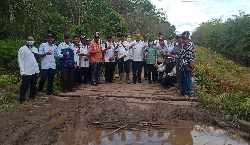 PUPR Pulang Pisau Akan Tangani Kerusakan Jalan Sebangau Jaya
