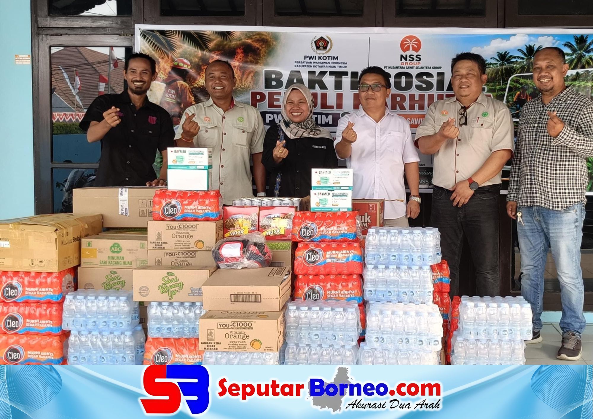 PWI Kotim dan PT NSP akan Segera Salurkan Bantuan untuk Petugas Karhutla