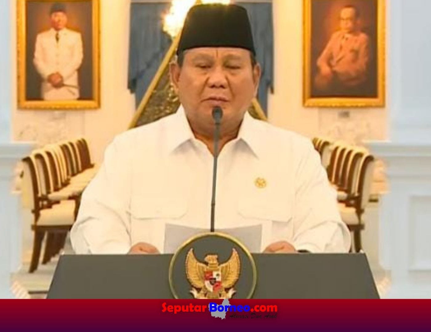 Presiden Prabowo : Mari Kita Jaga Persatuan Nasional dan Jangan Mau Diadu Domba