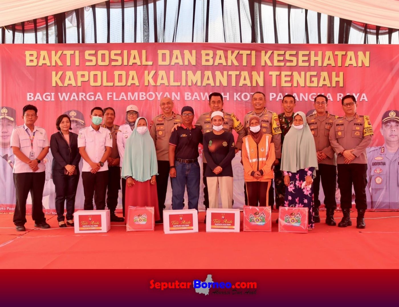 Peduli Kesehatan, Polda Kalteng Gelar Bakti Sosial dan Pemeriksaan Kesehatan