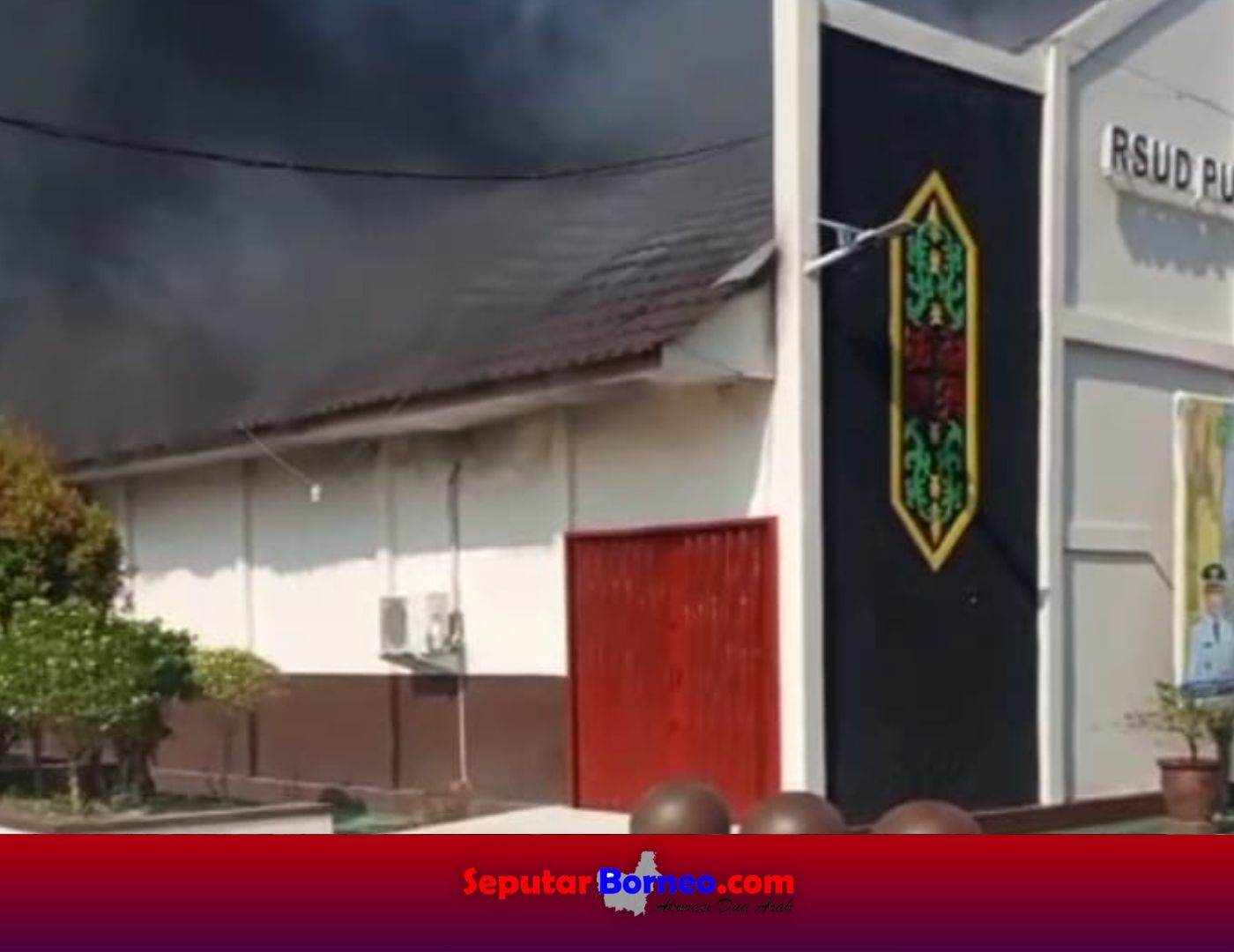 Ruang Farmasi RSUD Pulang Pisau Terbakar, Perawat dan Pasien Berhamburan Keluar