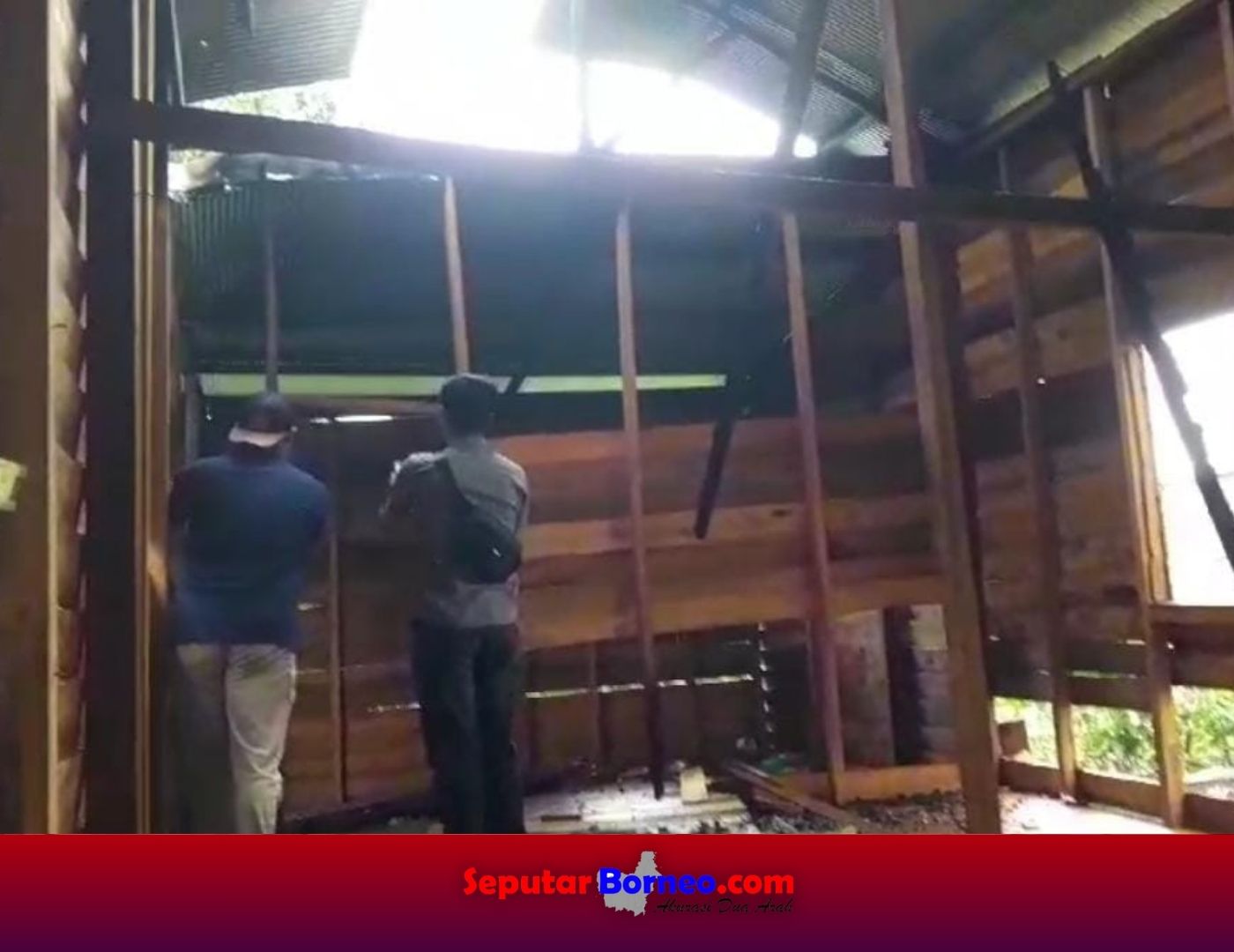 Kebakaran Pondok di Simpei Karuhei Diduga Pembakaran Sarang Tawon Lalat