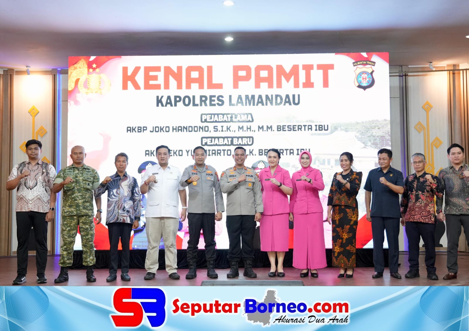Pemkab Lamandau Gelar Kenal Pamit Kapolres Lamandau