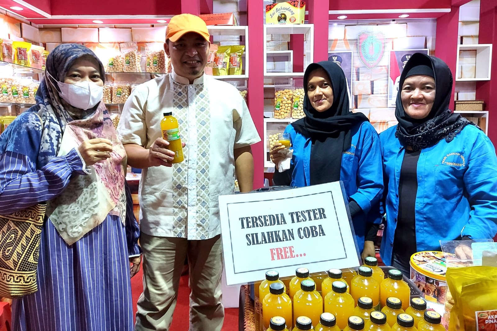 Heru : Apresiasi Inovasi Tas Rotan, Jamu dan Produk Lainnya pada Kalteng Expo 