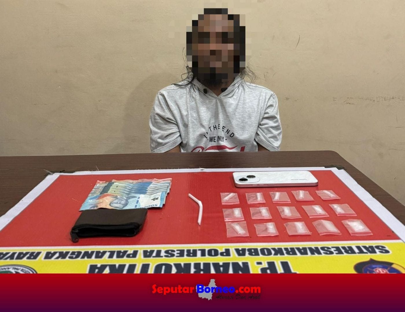 Warga Komplek Ponton Ditangkap, Polisi Sita 15 Paket Sabu