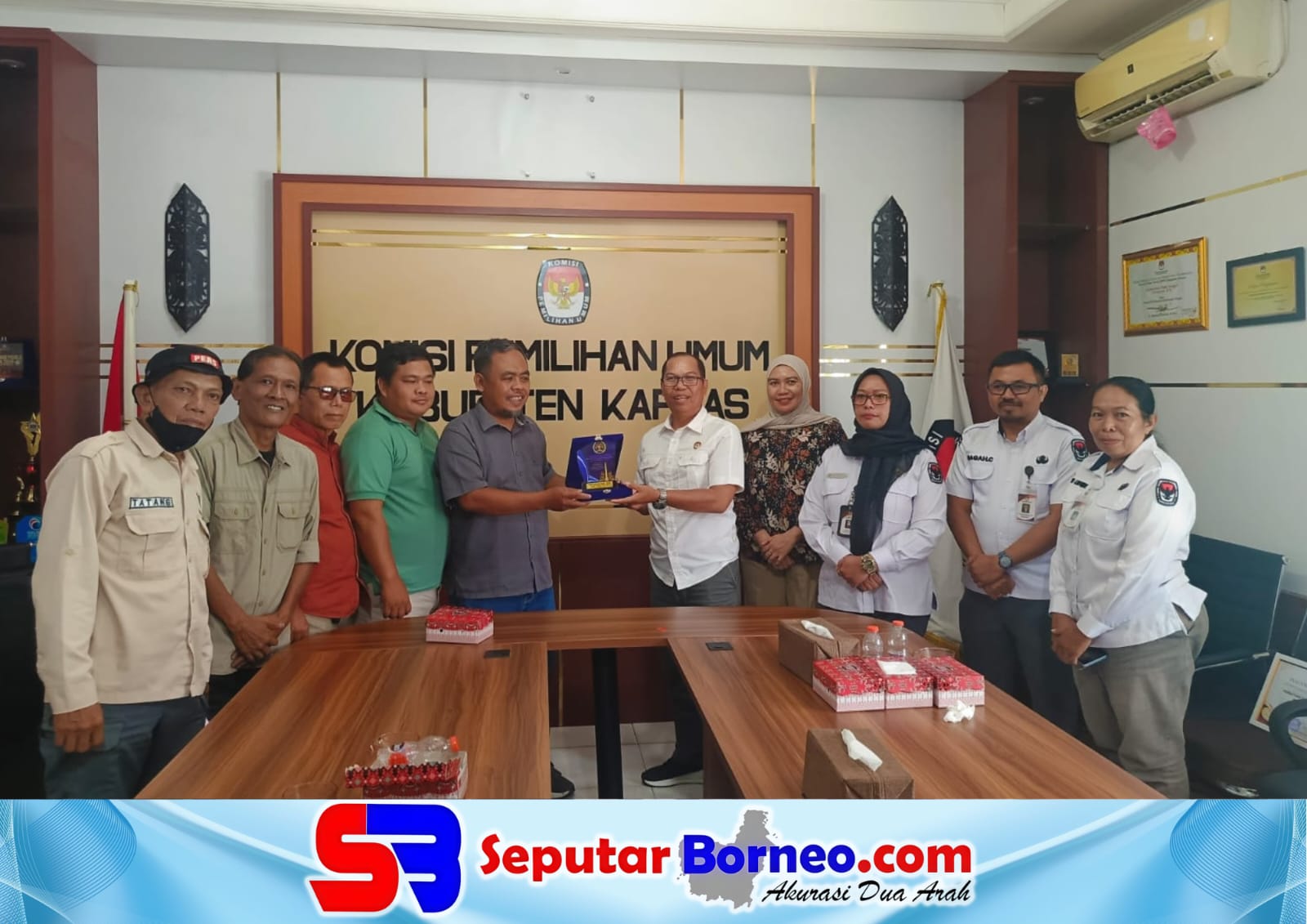 Dukung Pendidikan Demokrasi, PWI Kapuas Siap Bersinergi dengan KPU Kapuas