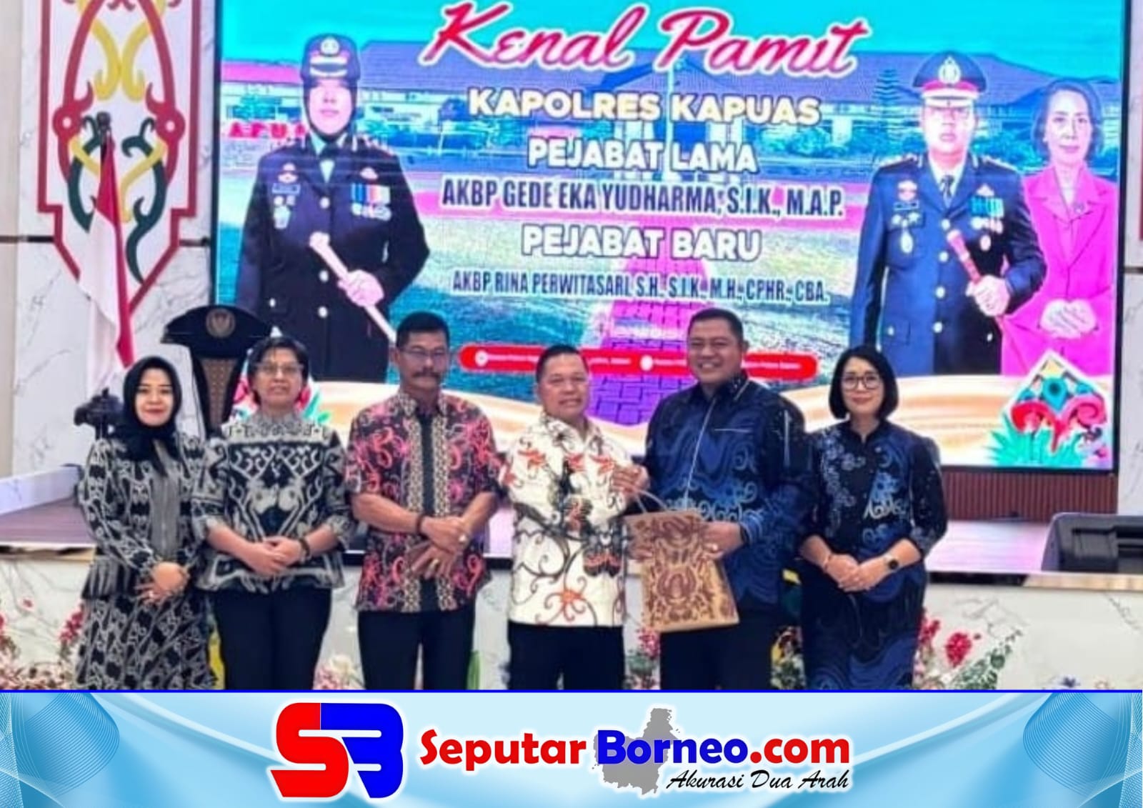 Wakil Ketua I DPRD Kapuas Hadiri Kenal Pamit Kapolres