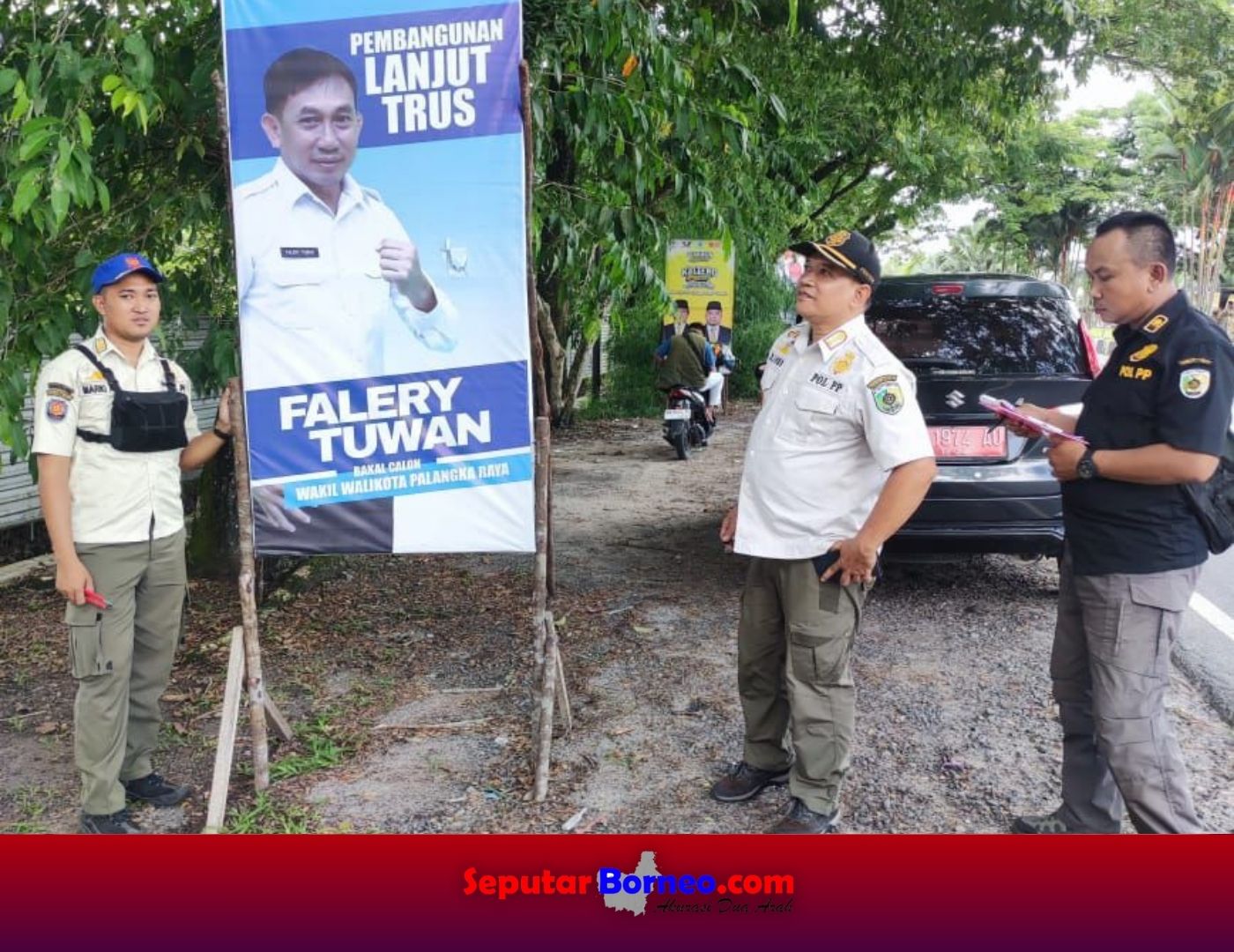 Sehari Satpol PP Kota Tertibkan 242 Spanduk Kedaluwarsa