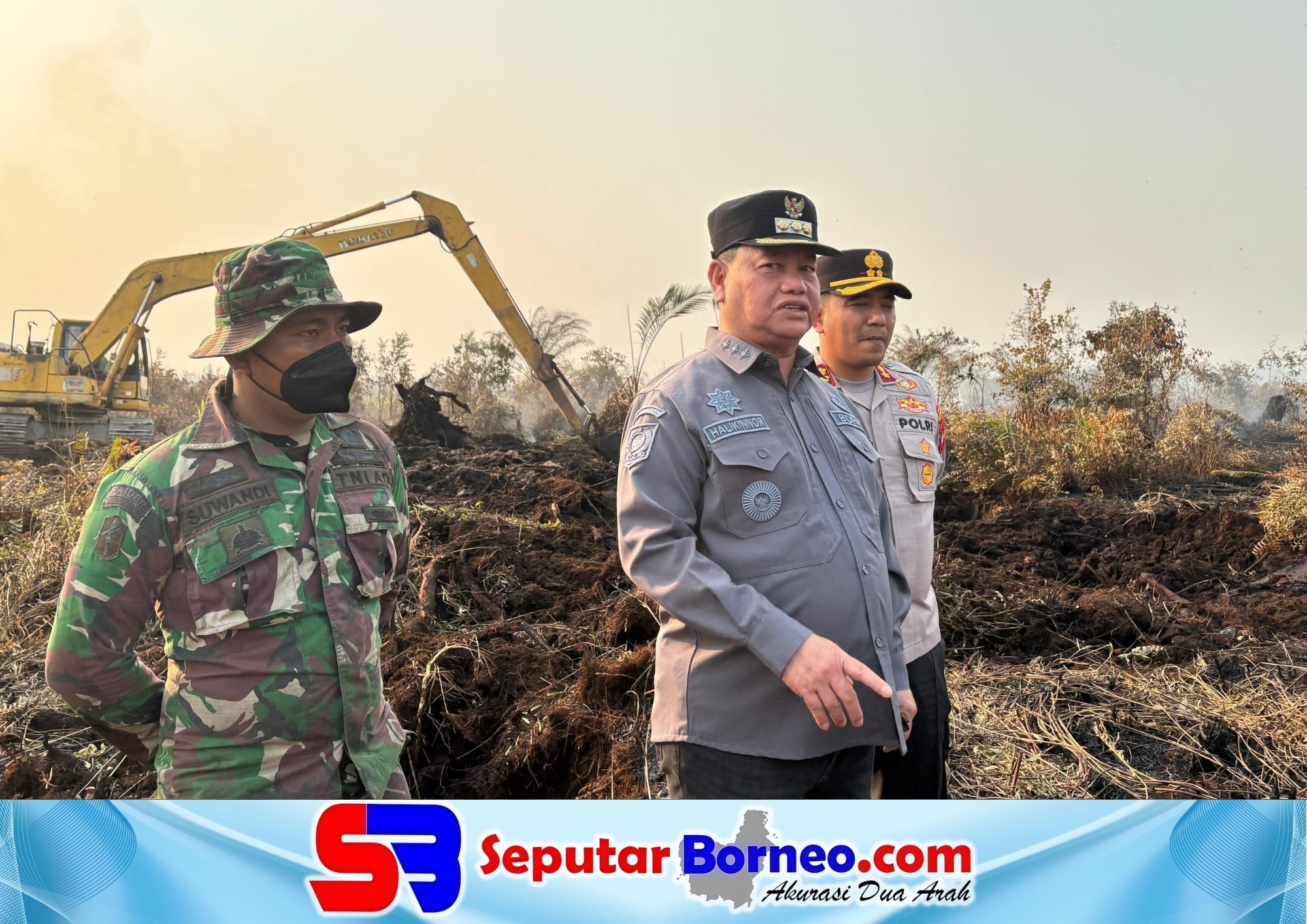 Percepat Tangani Karhutla di Kawasan Bandara, Bupati Kotim Kerahkan Dua Ekskavator