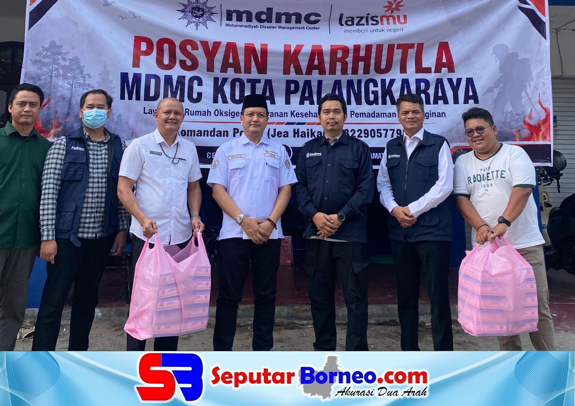 Dukung Penanganan Karhutla, Prof Byahu Rhama Donasikan Bantuan untuk Posyandu MDMC Palangka Raya