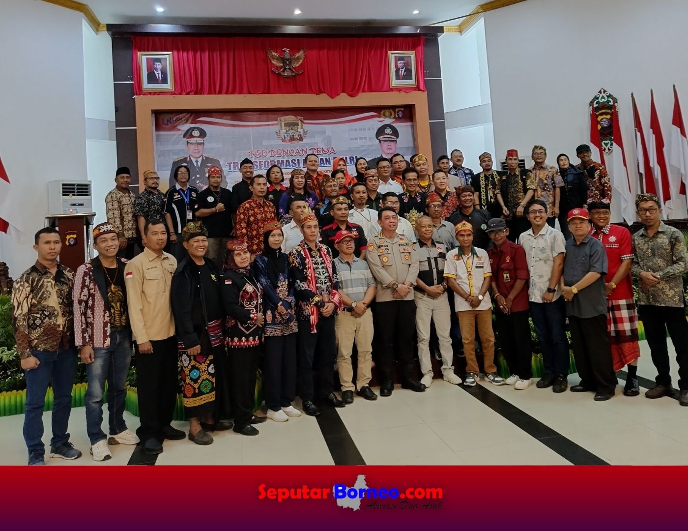 Polda Kalteng Komitmen Selesaikan Konflik Sosial Dengan Falsafah Huma Betang