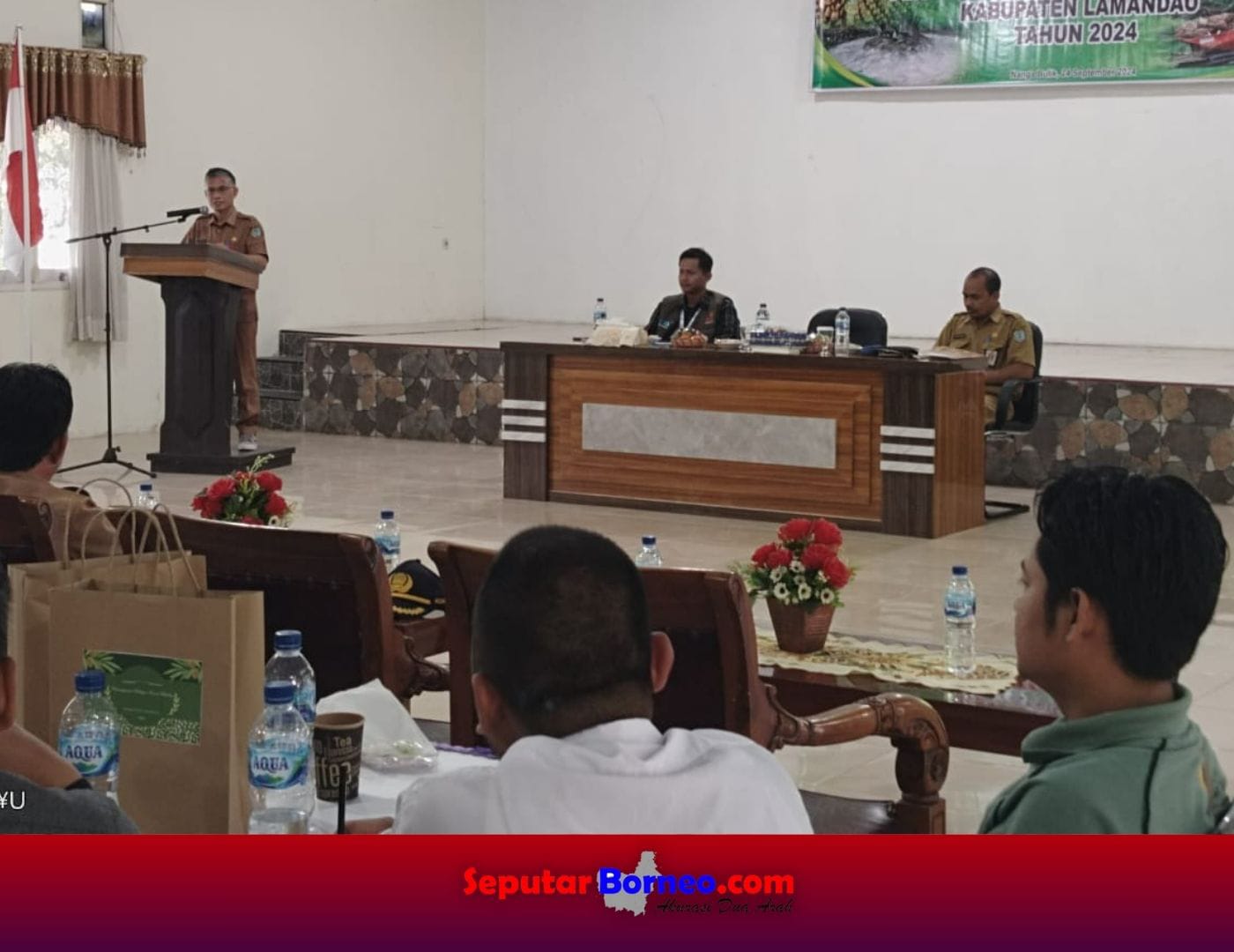 Sekda Lamandau Hadiri Sosialisasi Peremajaan Kebun Kelapa Sawit