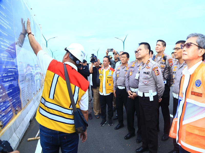 Tinjau Jalur Persiapa Mudik, Kakorlantas Sarankan Pemudik Lewat Pansela Jawa