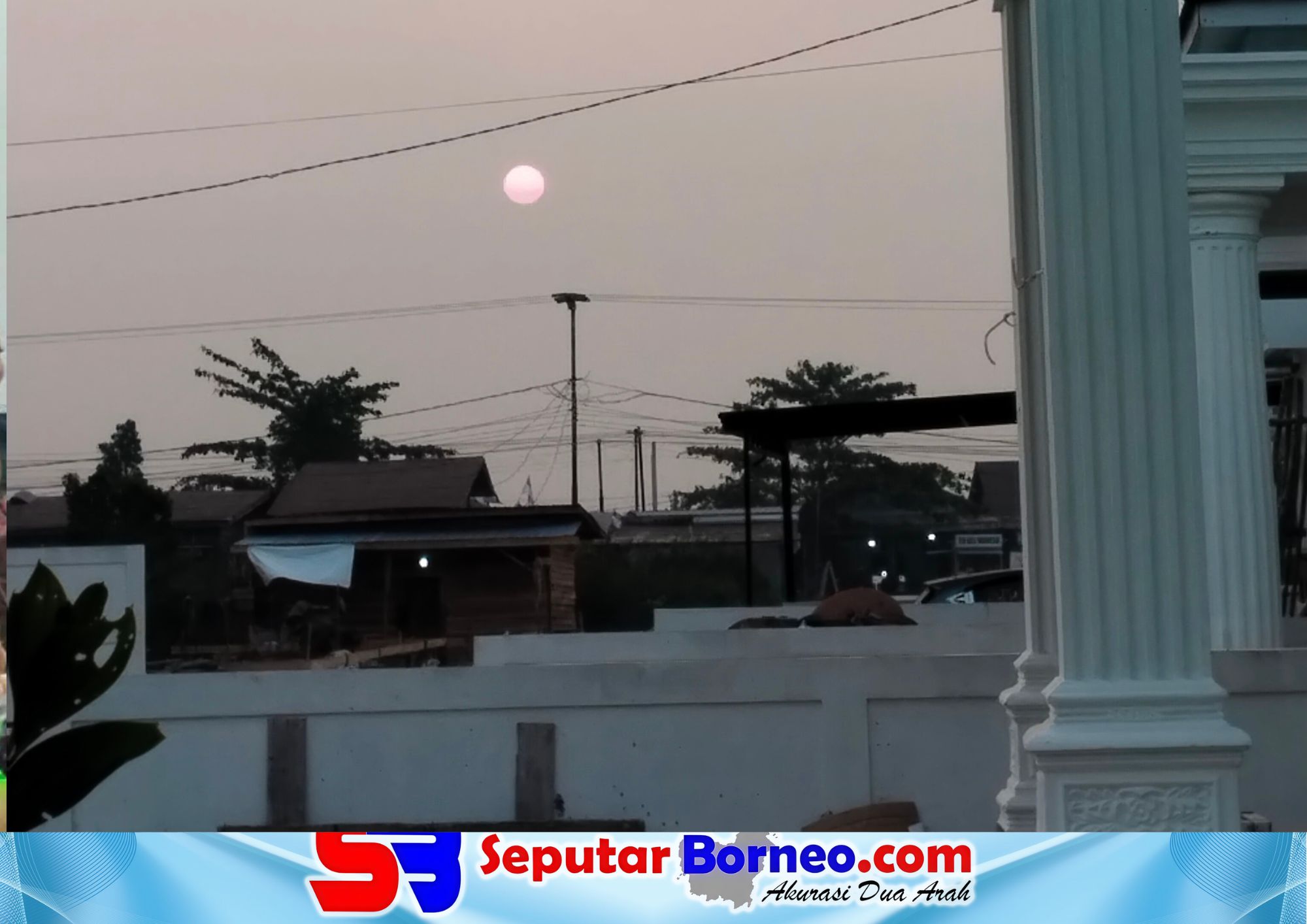 Matahari Merah di Langit Palangka Raya
