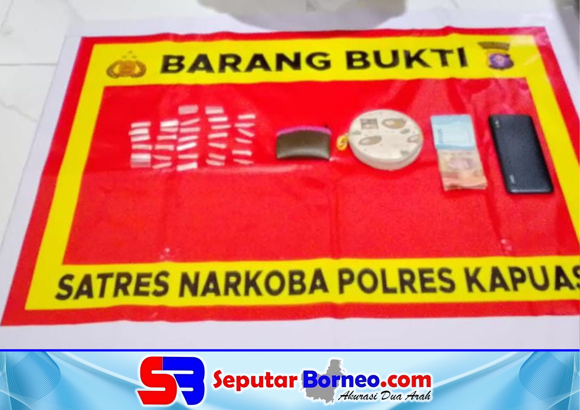 Satresnarkoba Polres Kapuas Ungkap 8,82 Gram Sabu