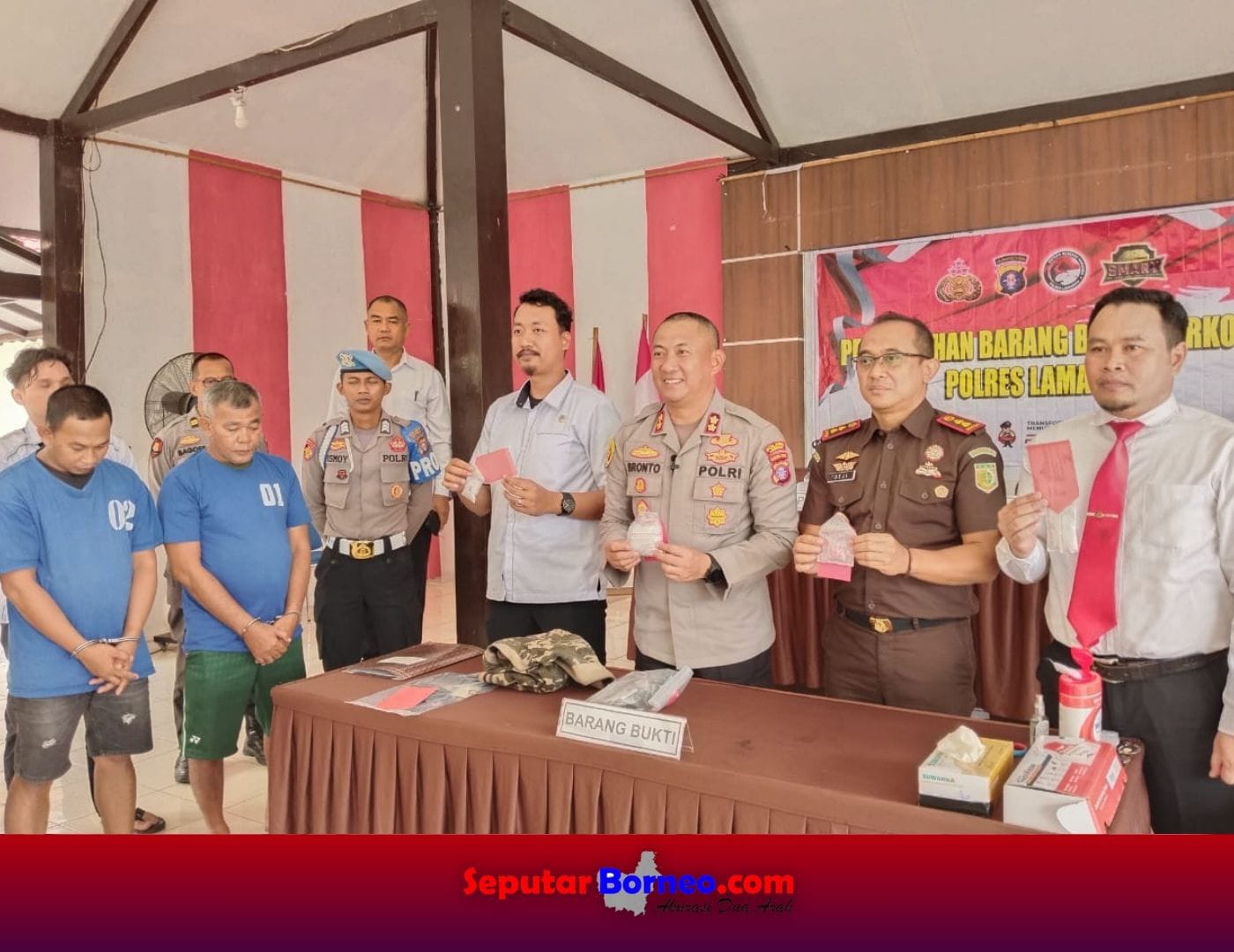 Satresnarkoba Polres Lamandau Bekuk Dua Kurir Narkoba