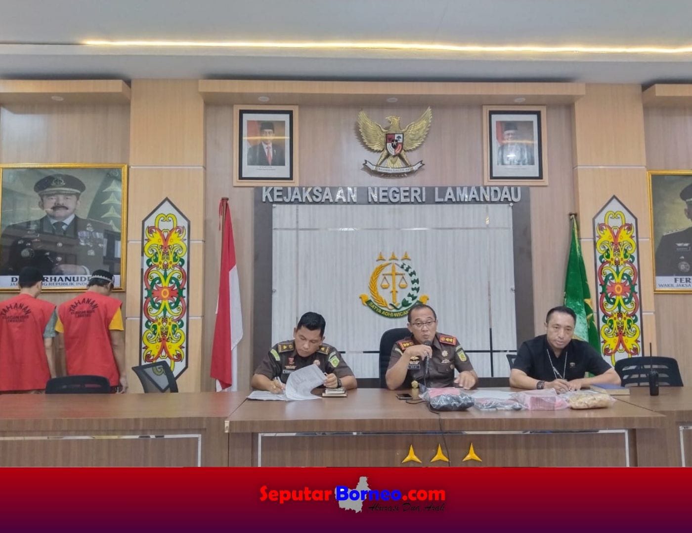 Kejari Lamandau Terima Pelimpahan Perkara Sabu 33,6 Kg